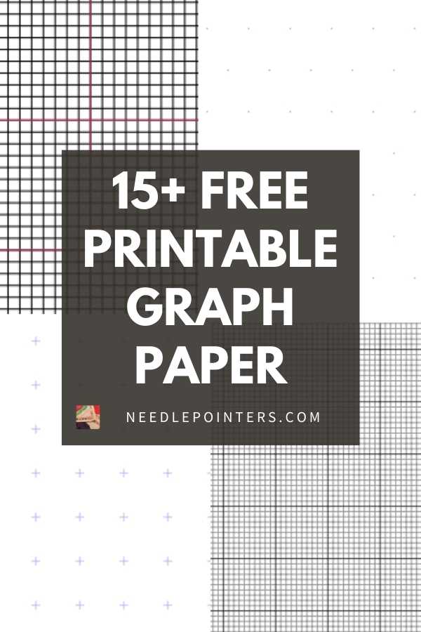 15+ FREE Printable Graph Paper for Creating Cross Stitch & Needlework Patterns