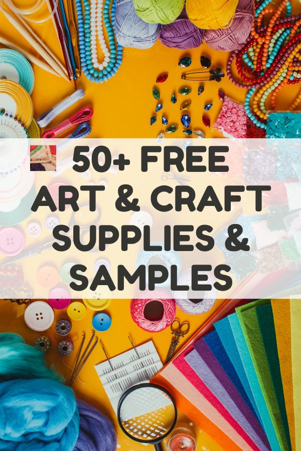 50+ Free Art and Craft Supplies and Free Craft Samples