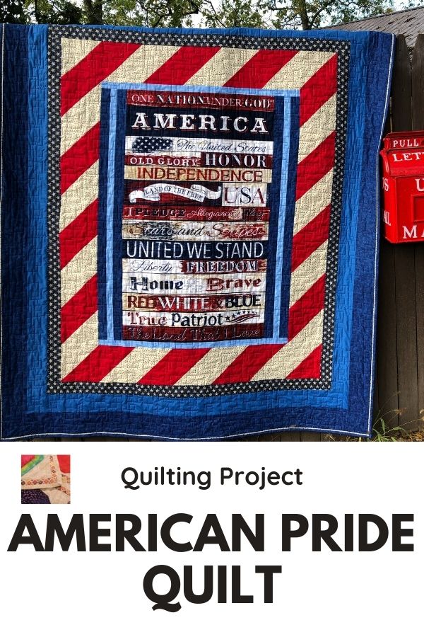 American Pride Quilt - pin