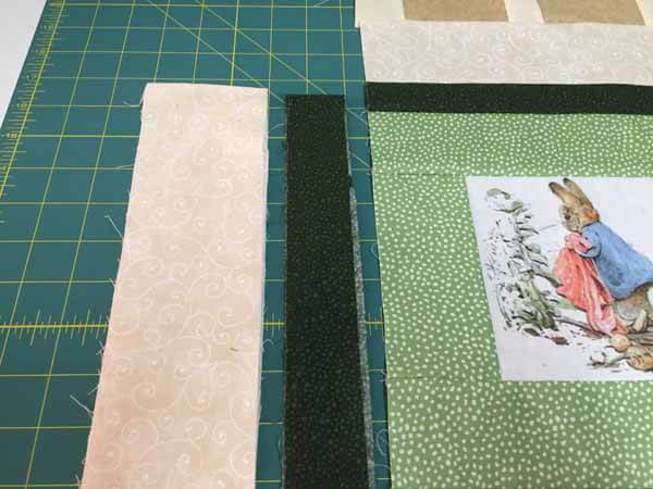 Baby Crib Quilt - Add Borders