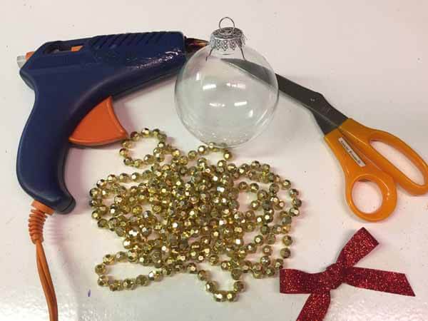 Bead Garland Christmas Ornament - Supplies