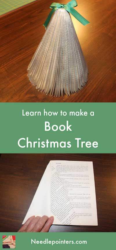 Book Christmas Tree - Pin