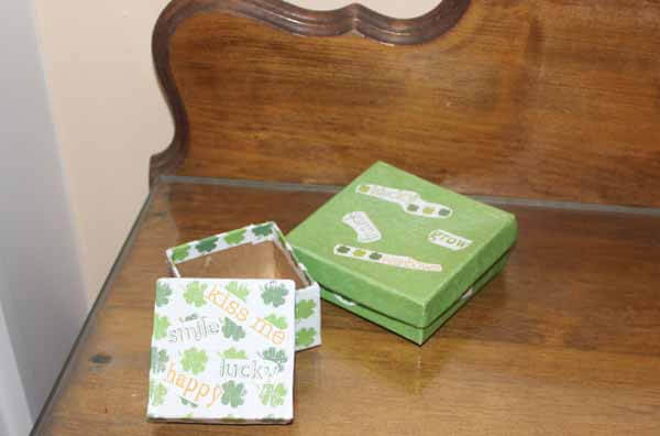 Decoupage Boxes with Scrapbook Paper Tutorial