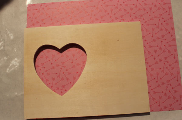 Decoupage Frame with Scrapbook Paper