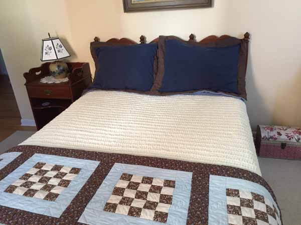 Easy and Soft Crocheted Blanket on Bed
