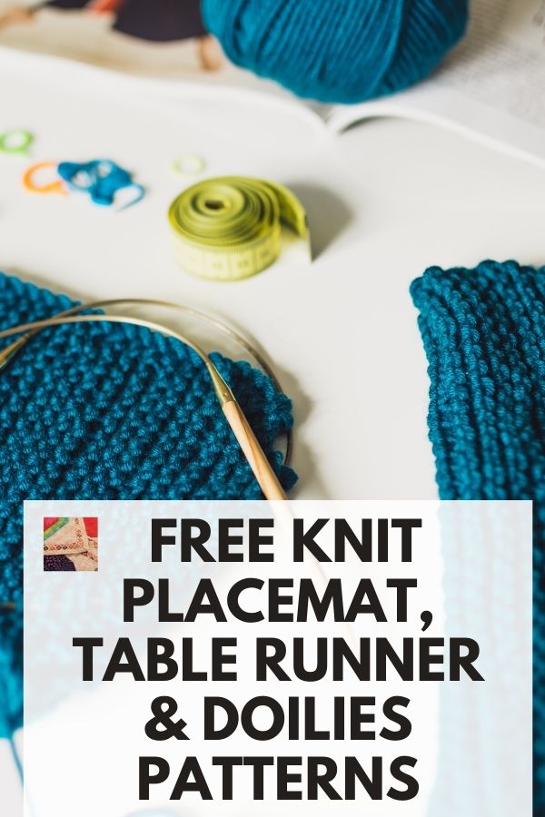 Free Knit Table Runners, Knit Placemat Patterns, and Knitted Doilies