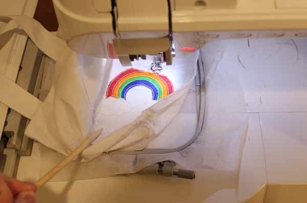 St Patricks Day Mini Tote Tutorial - Hold Fabric Back