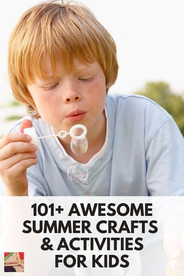 101+ Awesome Summer Crafts and Activities for Kids | Needlepointers.com