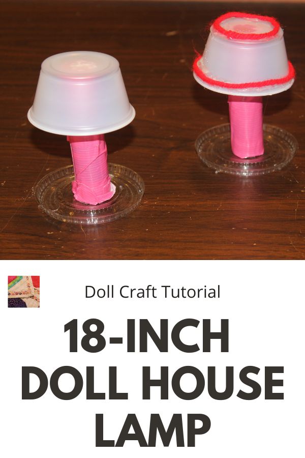 How to make a Lamp for your 18-inch doll