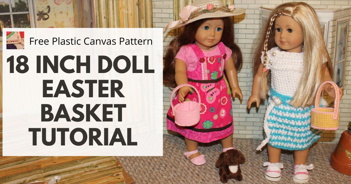 Plastic Canvas Barbie Fashion Doll Pattern ROSE TAPESTRY LUGGAGE