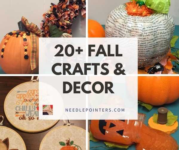 20+ Fall & Halloween DIY Craft Ideas by Needlepointers.com ...