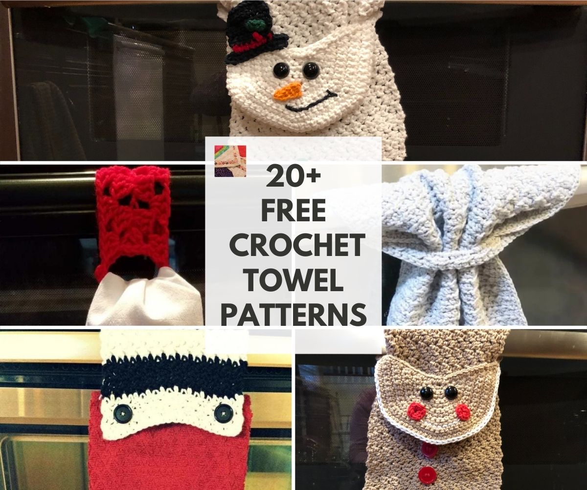 dress towel topper crochet pattern