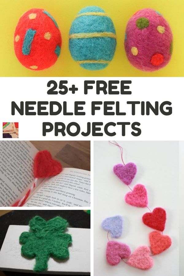 15 Felted Wool Projects + Ideas