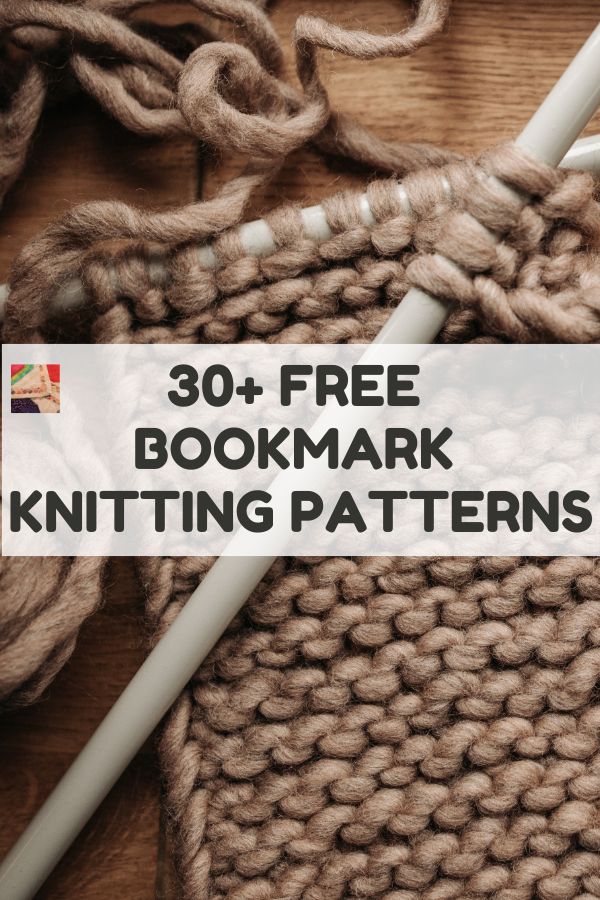 30+ Collection of Free Bookmark Knitting Patterns