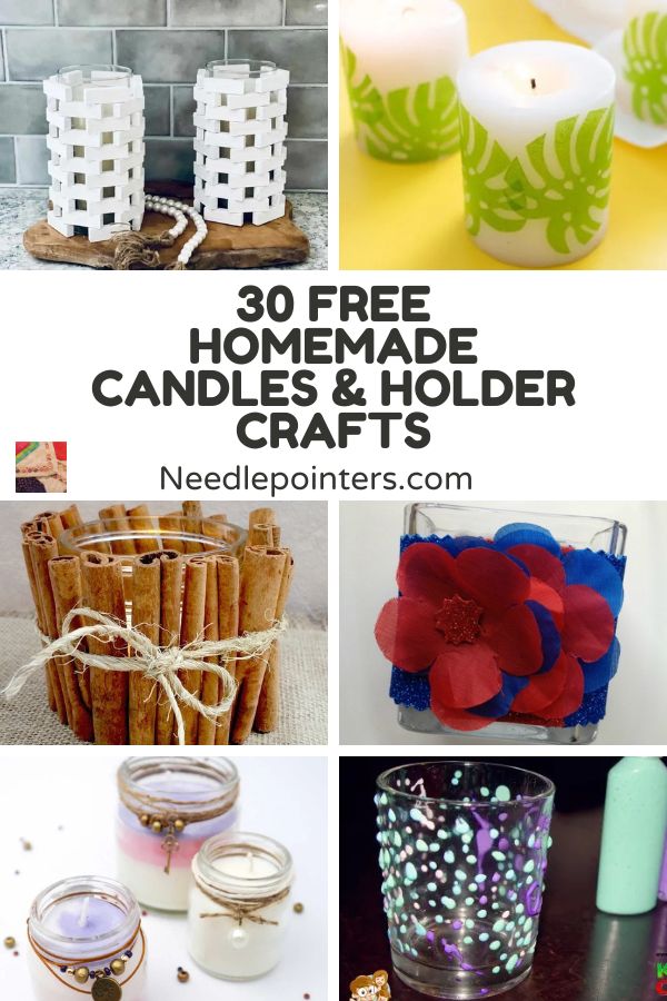DIY Candle Holder and Candle Craft Ideas