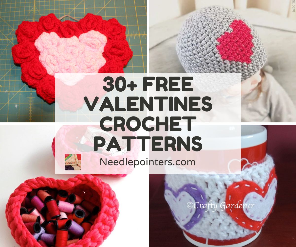 Over 30 Free Crochet Valentines Patterns