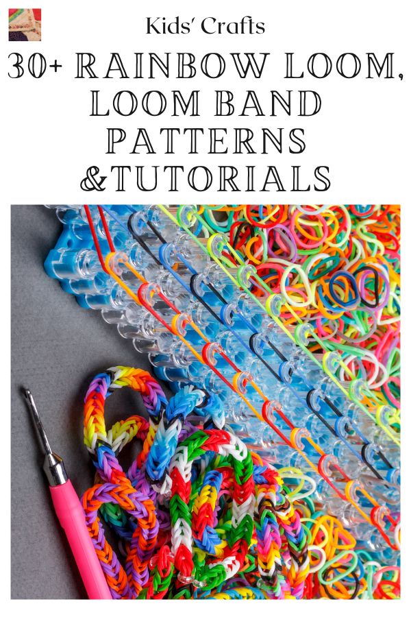 Rainbow Loom Loom Band Patterns And Tutorials Needlepointers