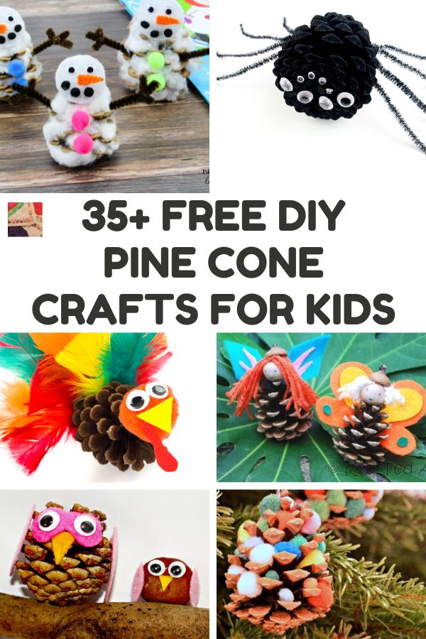 35+ DIY Pine Cone Craft Ideas for Kids to Make