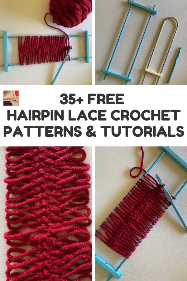 Free Hairpin Lace Crochet Patterns and Tutorials