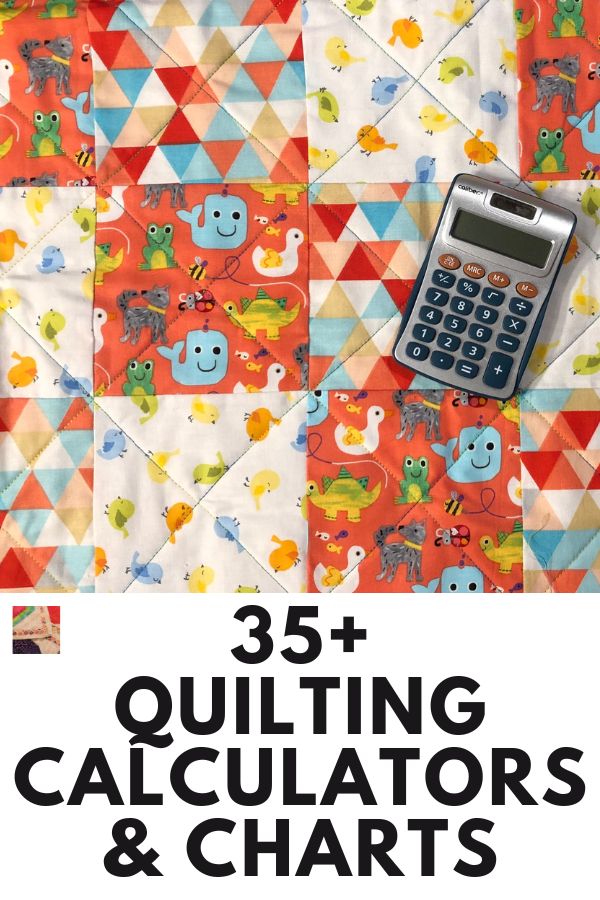 Free Online Quilt Calculators and Charts