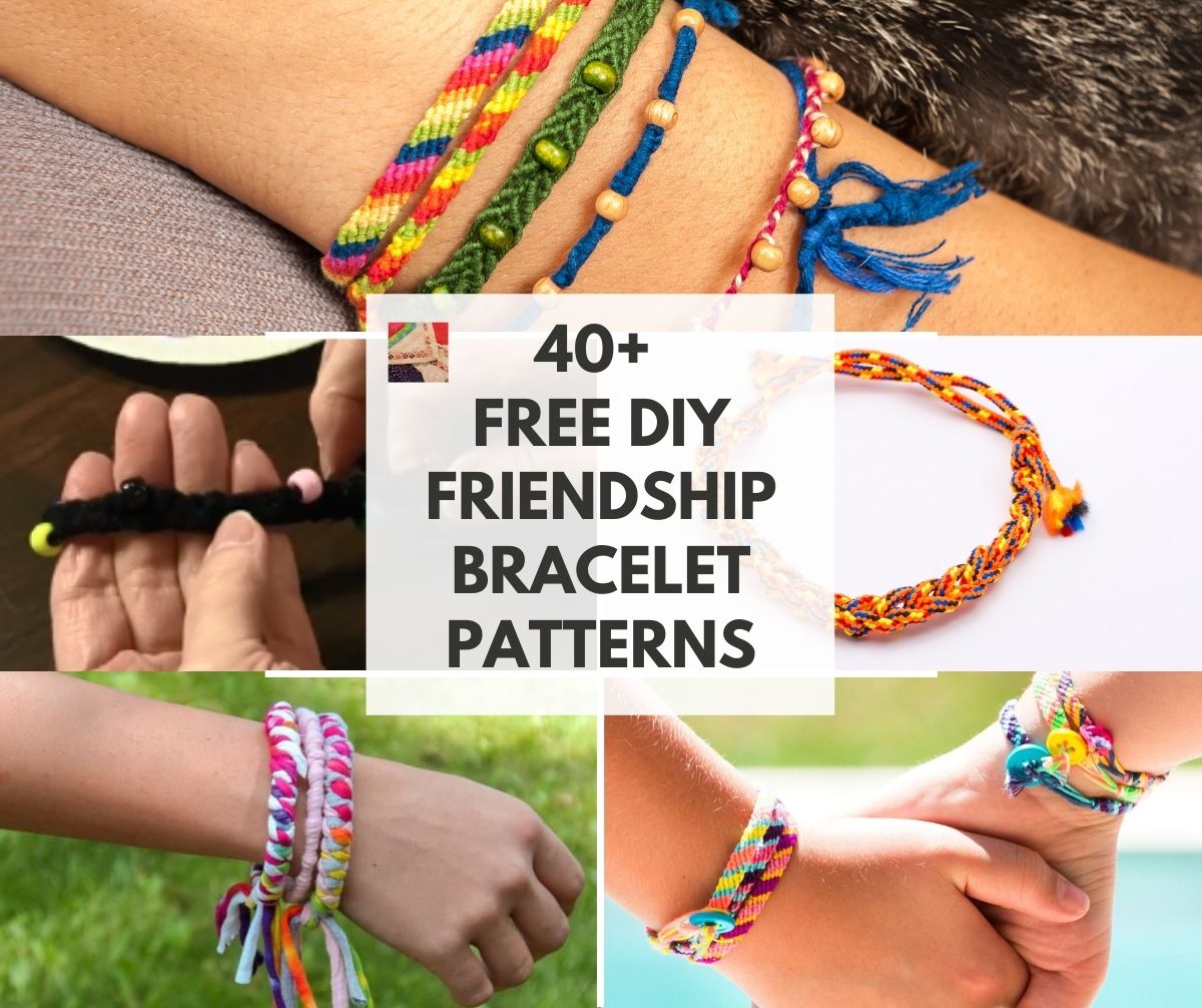 Square Knot Best Friends Bracelet - Craft Project Ideas