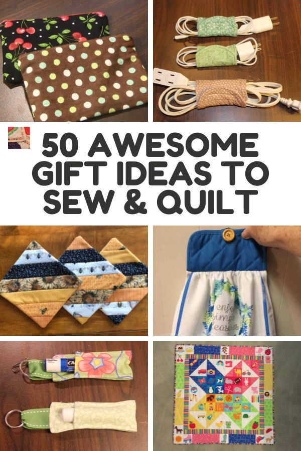 50 DIY Sewing Gift Ideas To Make For Just About Anyone  Diy sewing gifts, Sewing  gifts, Sewing projects for kids