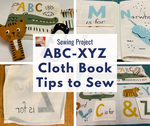 How to Sew a Fabric Book Panel - Easy Sewing For Beginners
