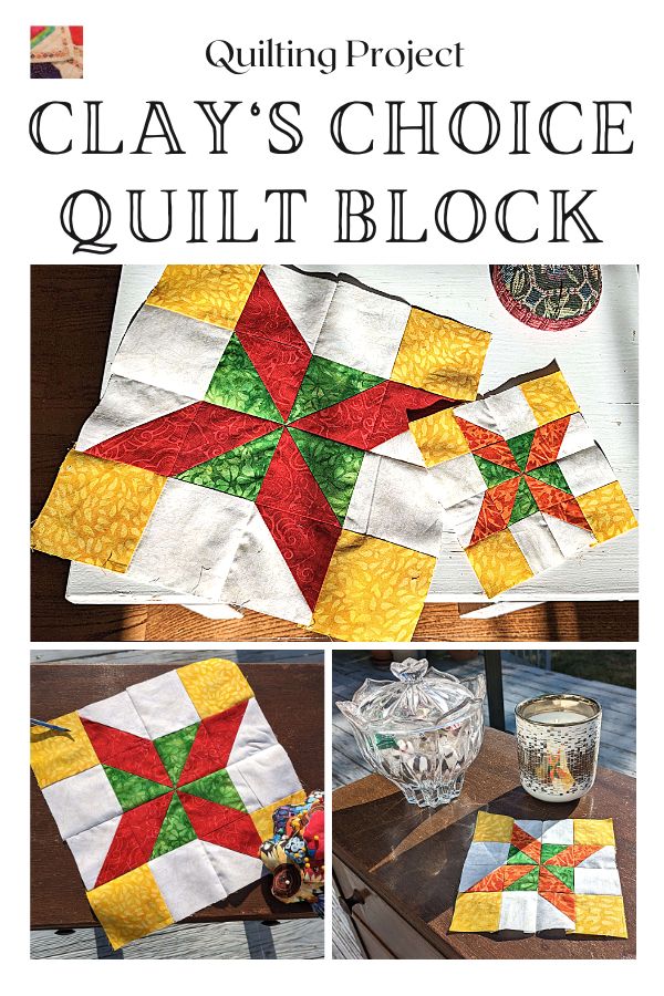 How To Make A Clay s Choice Block With Accuquilt Go Qube Needlepointers