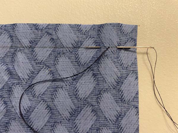 How To Hand Sew A Backstitch 