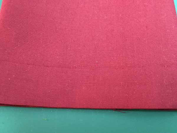 Blind Hem Stitch Tutorial - Finished Hem