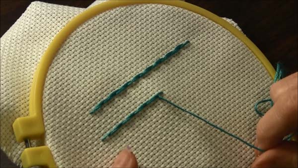 Cable Stitch Embroidery Tutorial (Hand Embroidery Stitch ...