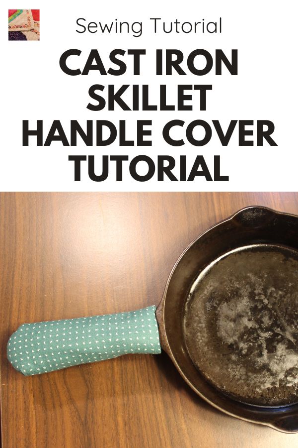 Cast Iron Skillet Handle Cover DIY - A Beautiful Mess