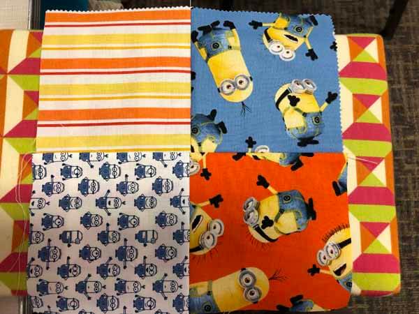Charm Pack Quilt Pattern - Four Patch Block Pressed