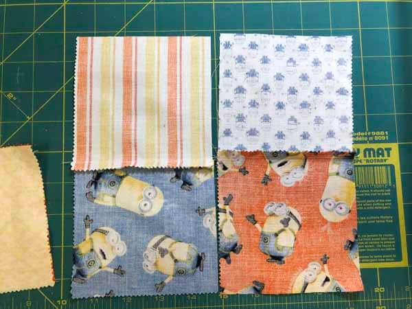 Charm Pack Quilt Pattern - Four Patch Pressed Sections