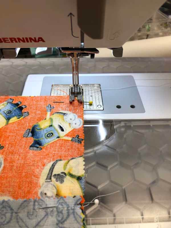 Charm Pack Quilt Pattern - Sew Pinned Rows Together