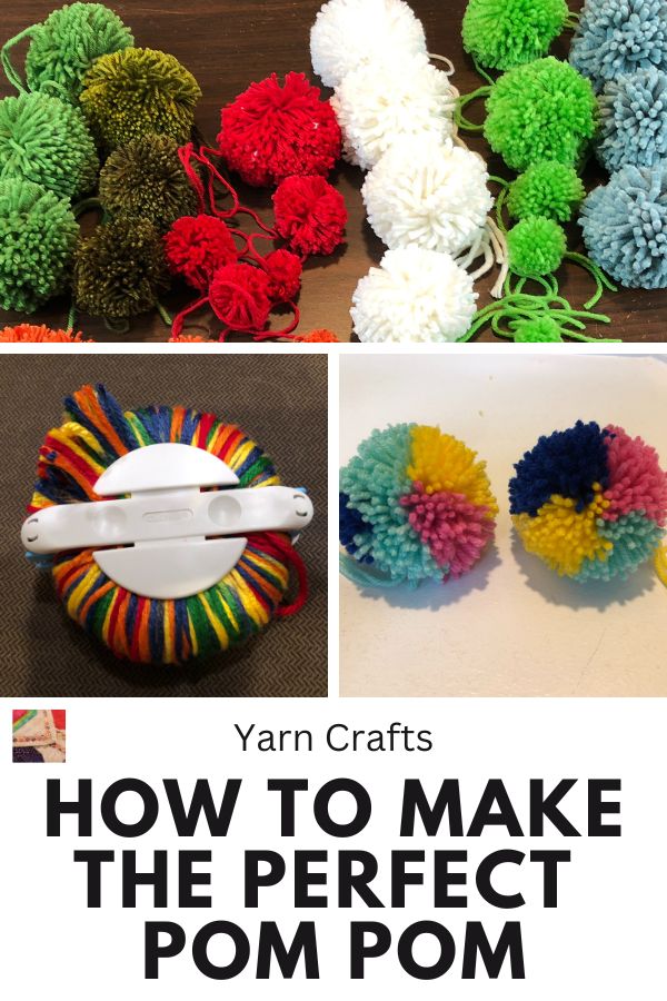 Clover Pom Pom Maker Tutorial - pin