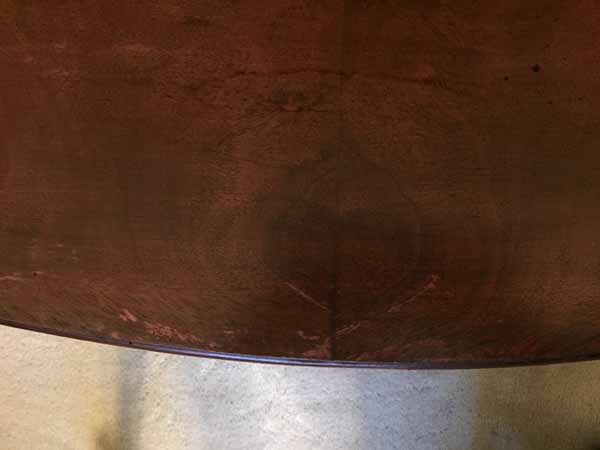 Conceal Furniture Scratches with Coffee Grounds - AFTER