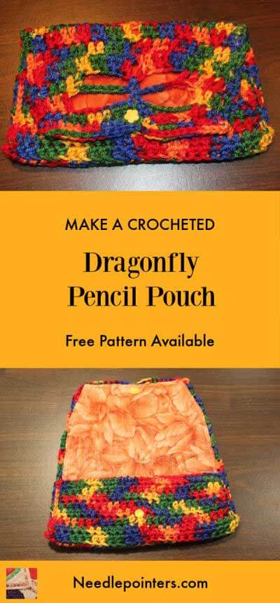 Dragonfly Pencil Pouch