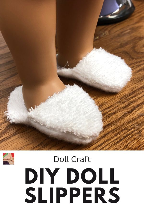 DIY Doll Slippers Pin