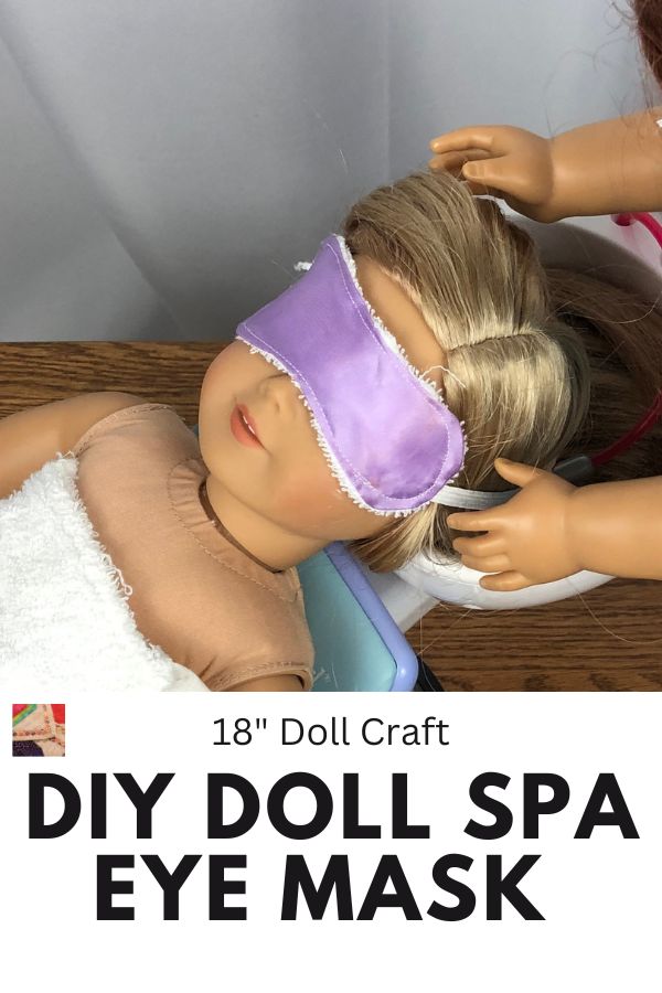 DIY Doll Spa Eye Mask Pin