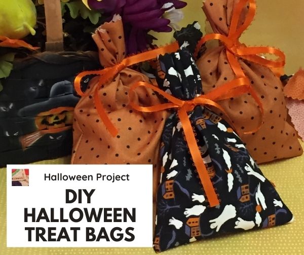 Easy Decoupaging with Fabric {Halloween Treat Bucket}
