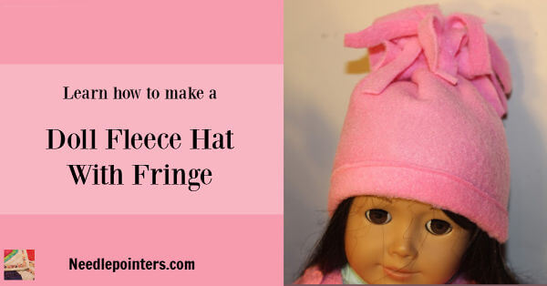 American Girl Doll Fleece Hat - 18