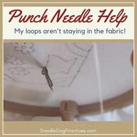 How to Make a Punch Needle Threader - DoodleDog Designs Primitives