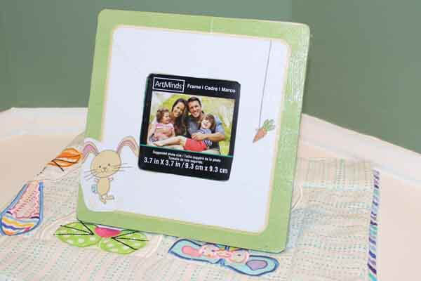 Easter Bunny Decoupage Frame