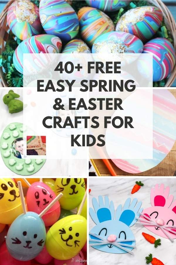 Easy Spring and Easter Crafts for Kids
