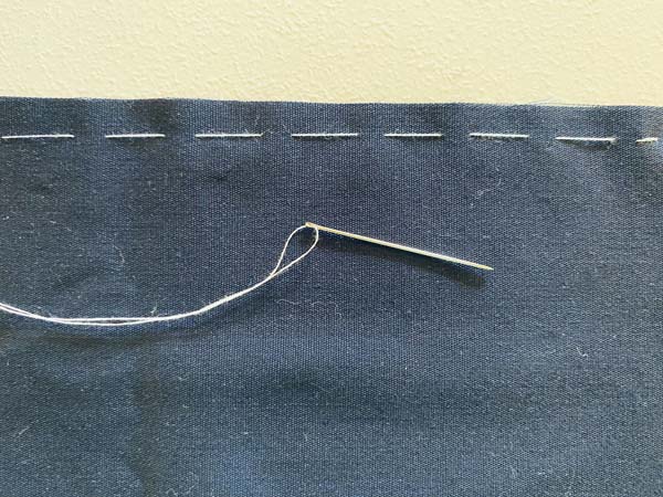 How to Hand Sew a Basting Stitch (Running Stitch) | Needlepointers.com