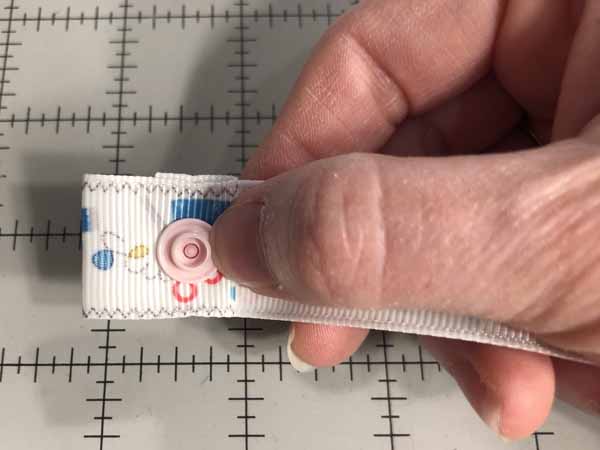 Face Mask Strap Lanyard Tutorial - Add Male Snap