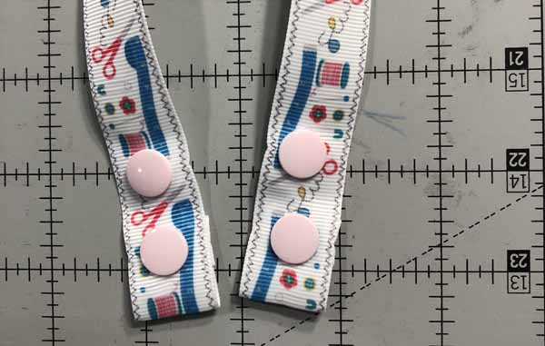 Face Mask Strap Lanyard Tutorial - Close Up Front