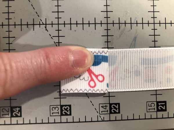 Face Mask Strap Lanyard Tutorial - Fold One Inch