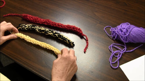 Finger Knitting